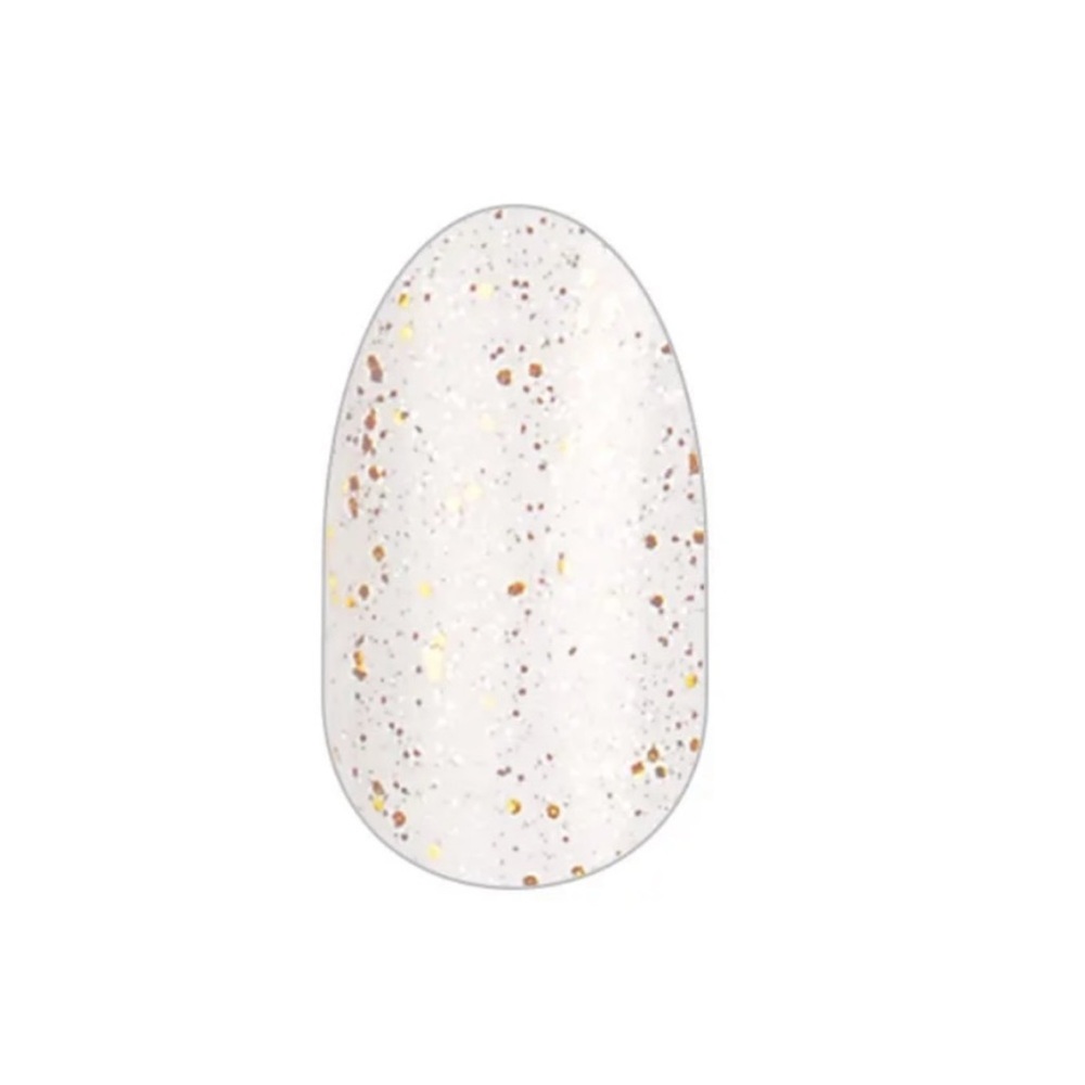 *Retired* Color Street: Leftover Confetti | White Gold Glitter Metallic Party - Picture 11 of 12